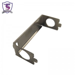 OEM metal stamping flat spring steel copper clip fastener